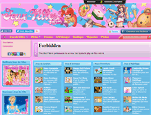 Tablet Screenshot of jeux-filles.com