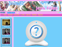Tablet Screenshot of photos.jeux-filles.com